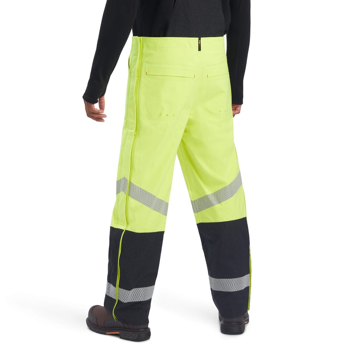 Ariat FR Hi-Vis Waterproof Bib in Hi-Vis Yellow